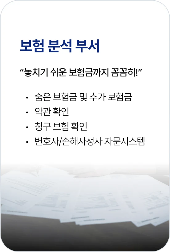 보험분석부서